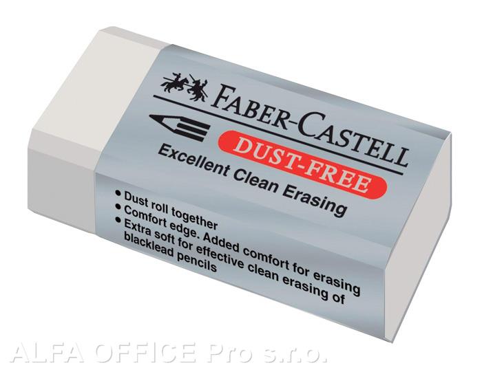 Pryž Faber Castell Dust Free / bílá