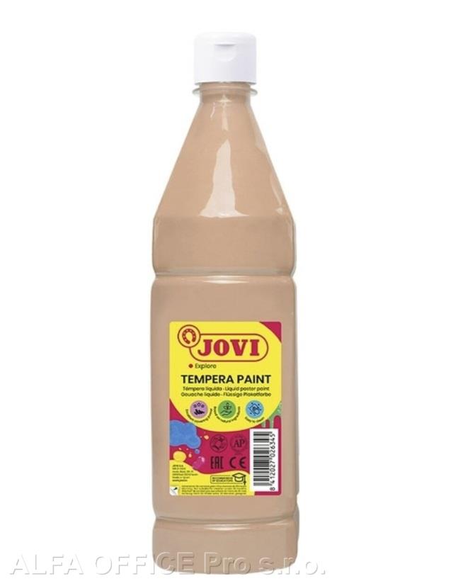 Tekuté temperové barvy JOVI PREMIUM v lahvi - 1000 ml / tělová