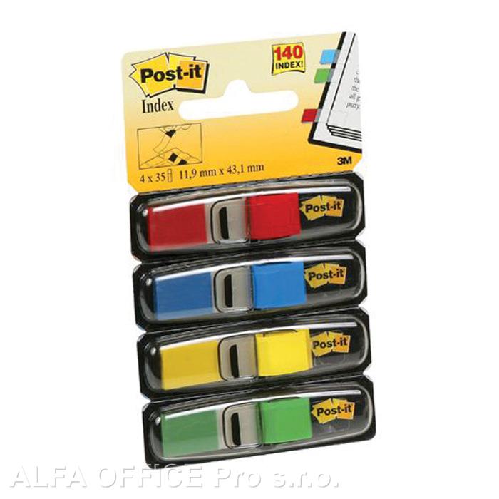 Samolepicí Post-it záložky značkovací - 4 x 35 záložek