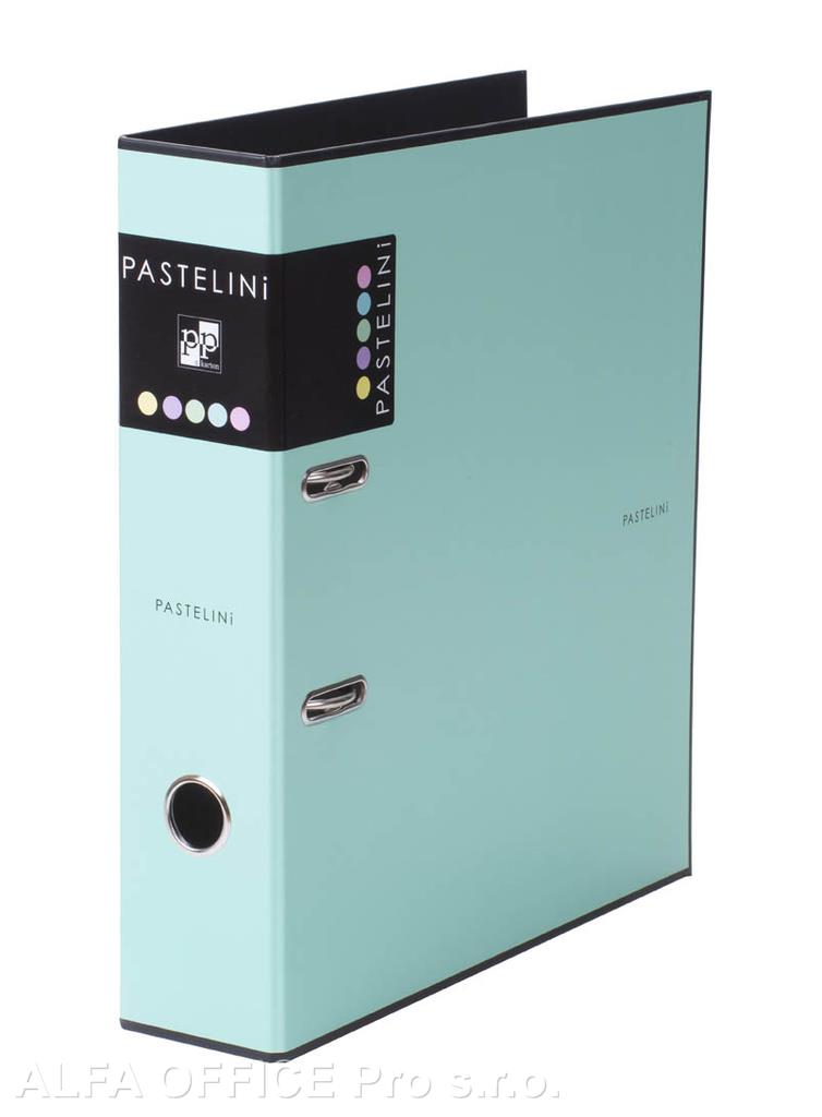 Pořadač A4 pákový PASTELINi - 7 cm / zelená