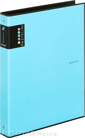 Pořadač A4 kroužkový PASTELINi - 4-kroužek / modrá