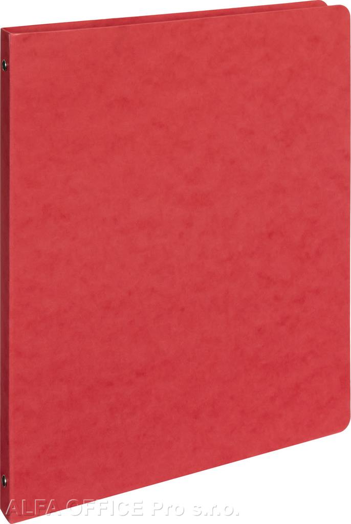 Desky A4 kroužkové prešpánové - 4 - kroužek / červená