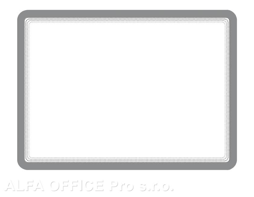 Kapsy magnetické Magneto - A4 / stříbrná / 2 ks