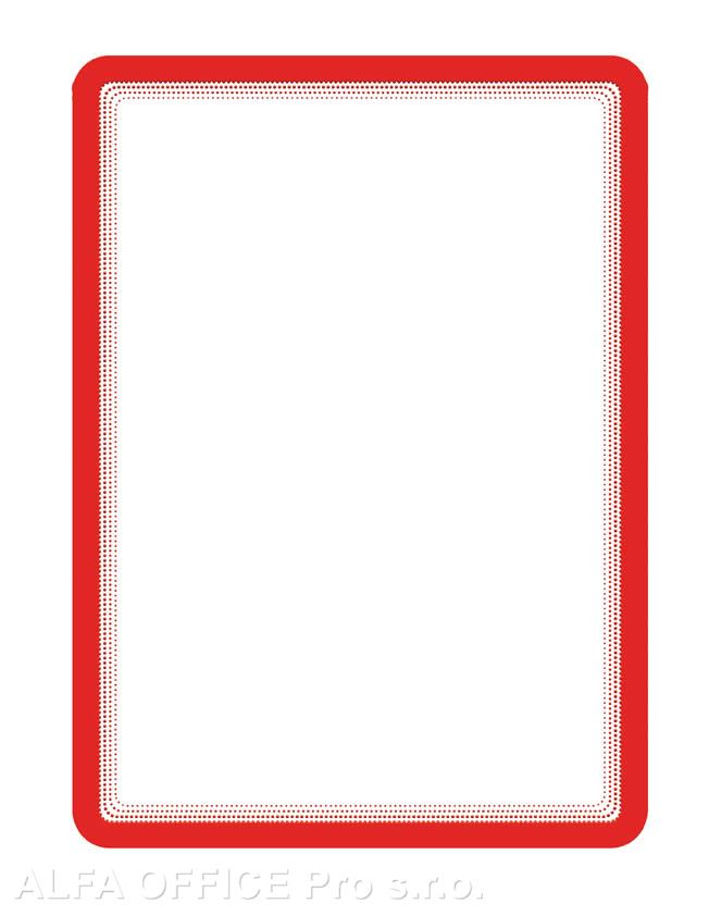 Kapsy magnetické Magneto - A4 / červená / 2 ks