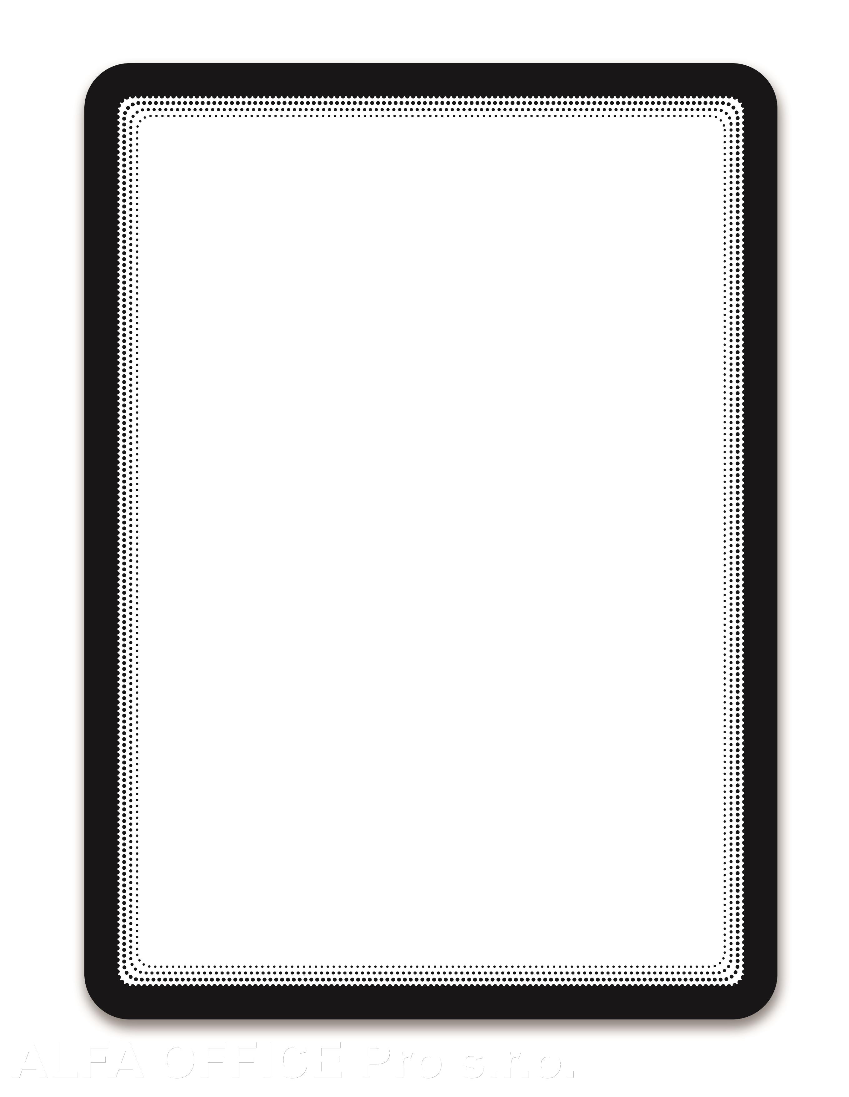 Kapsy samolepicí Magneto - A4 / černá / 2 ks