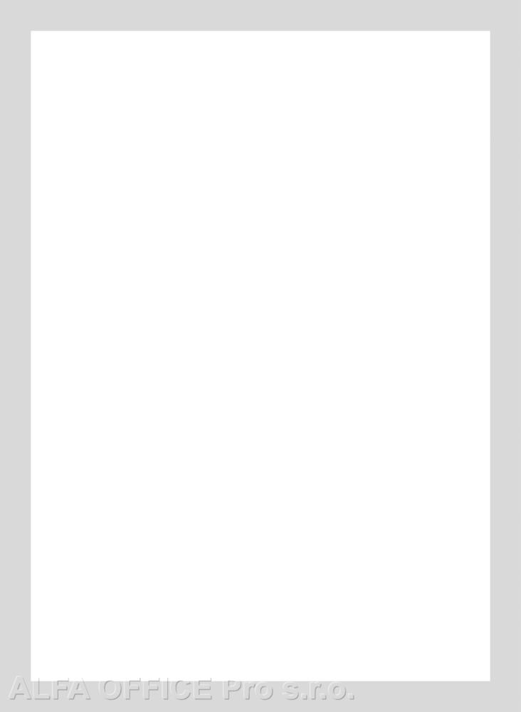 Magnetický informační rámeček LEAN - A4 / 230 x 317 mm / šedá / 10 ks