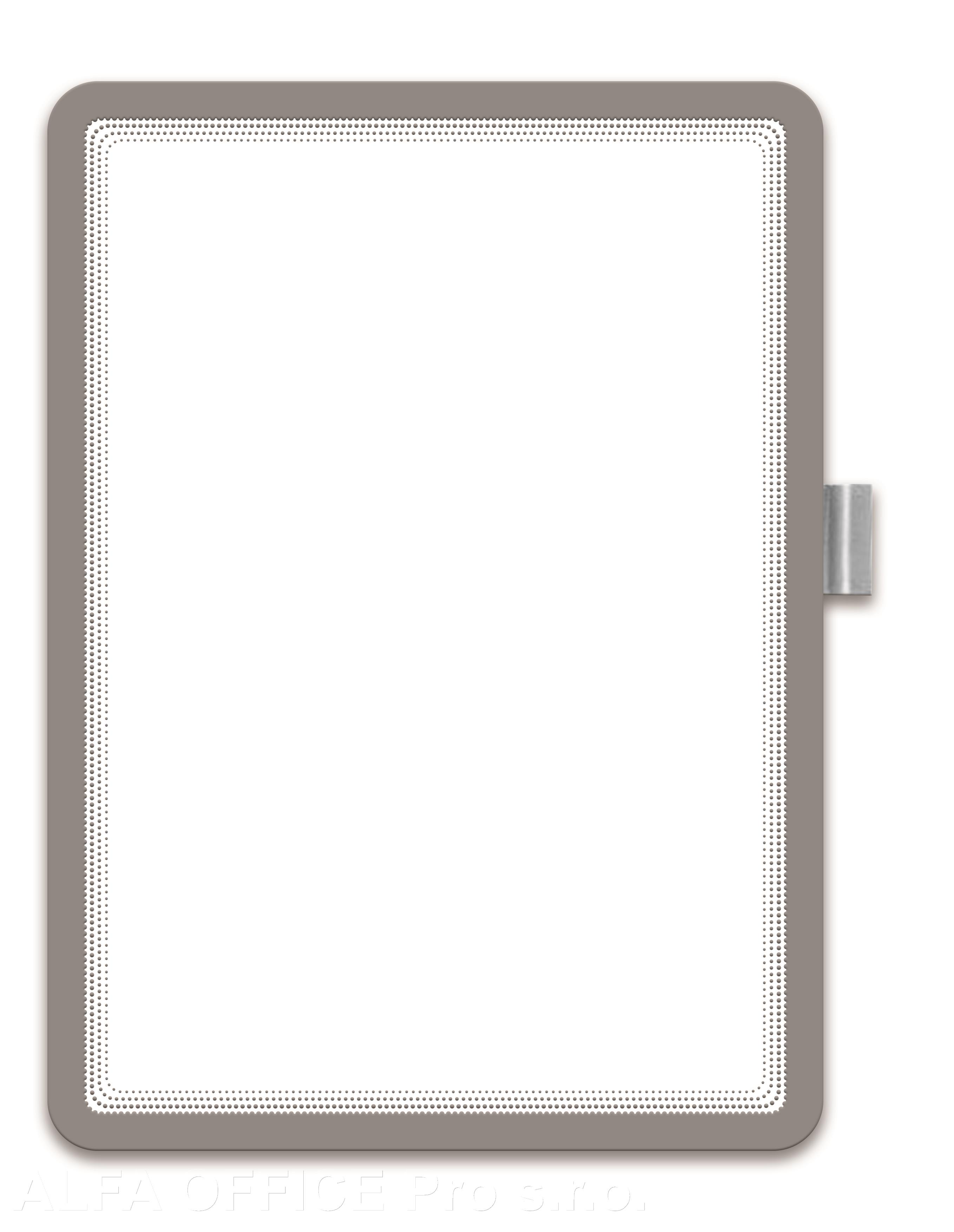 Kapsy samolepicí Magneto - A4 / stříbrná / s okem na pero