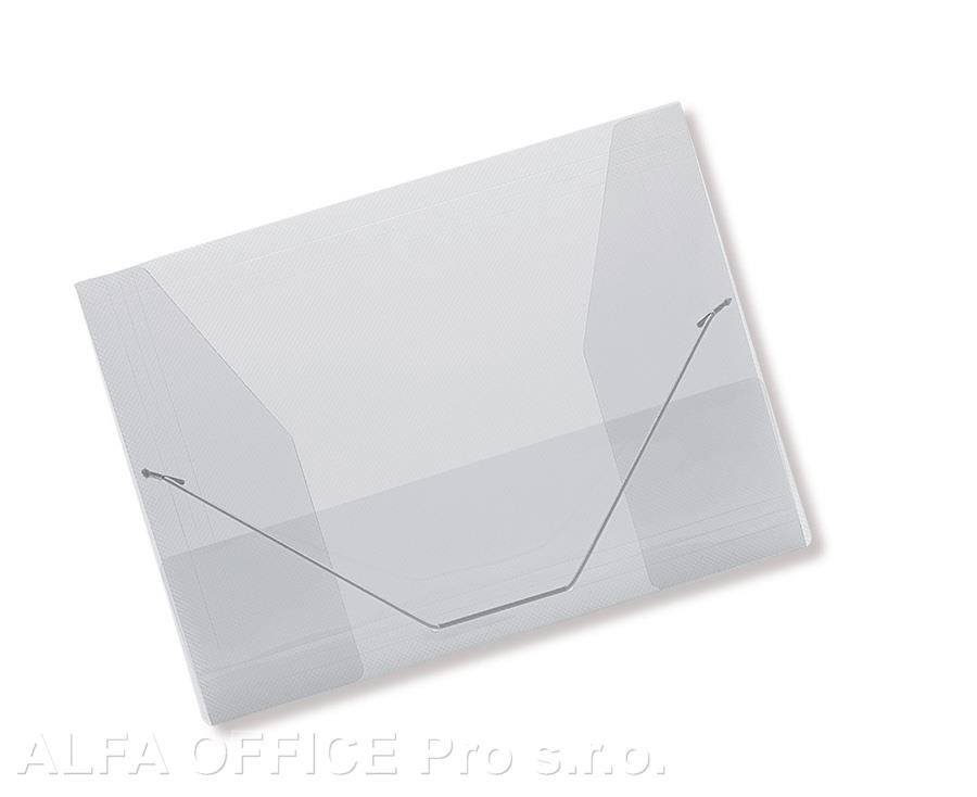 Spisové desky A4 s gumou Concorde - čirá