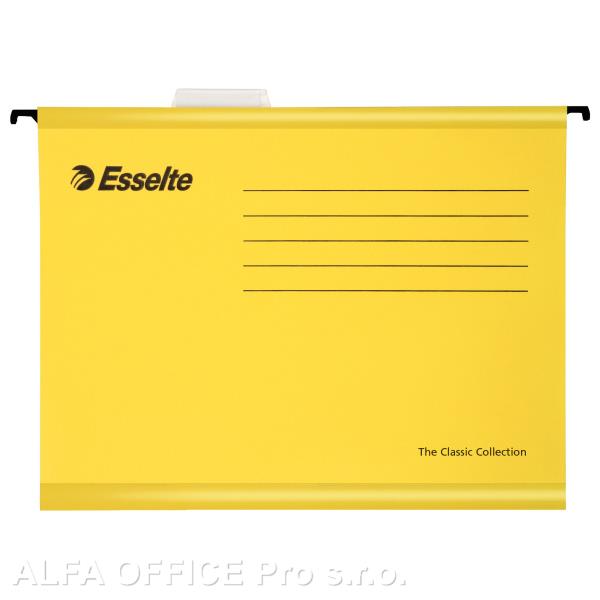 Závěsné desky Esselte Classic Collection - žlutá