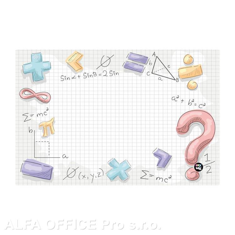 Pracovní podložka - Math / 60 x 40 cm