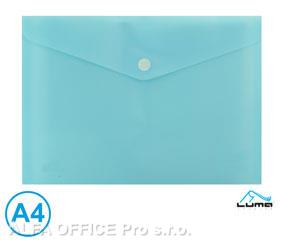 Spisové desky s drukem LUMA - A4 / pastelová modrá