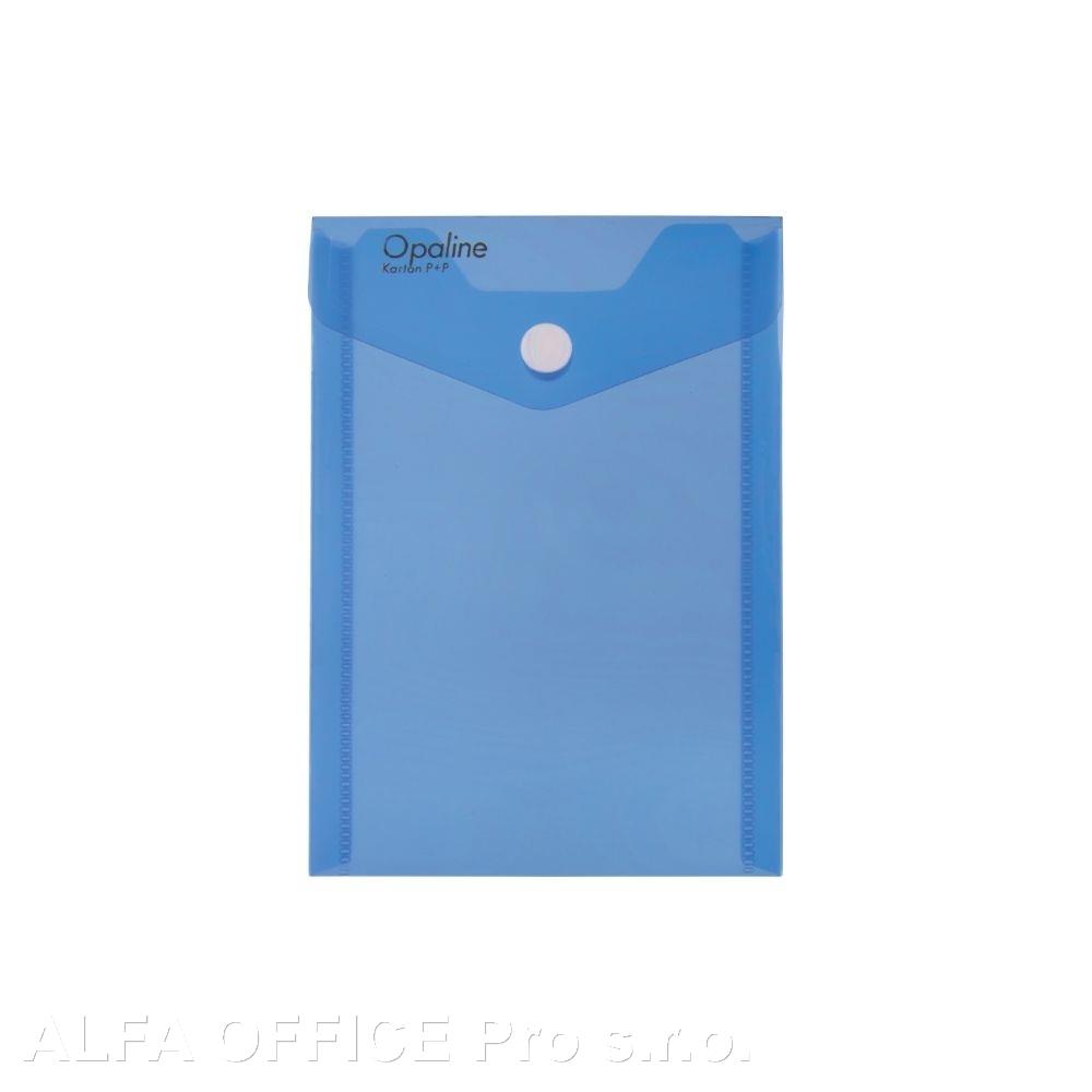 Spisové desky s drukem na výšku - A6 / modrá