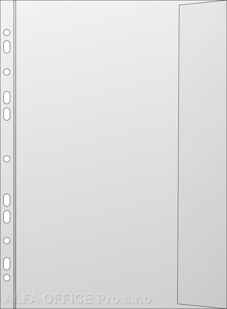 Závěsný obal Copy s kapsou - B4 matný / 110 my / 50 ks