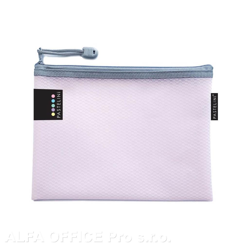 Spisové desky na zip síťované PASTELINi - A5 / růžová