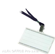 Pouzdro na karty - pouzdro + černá šňůrka