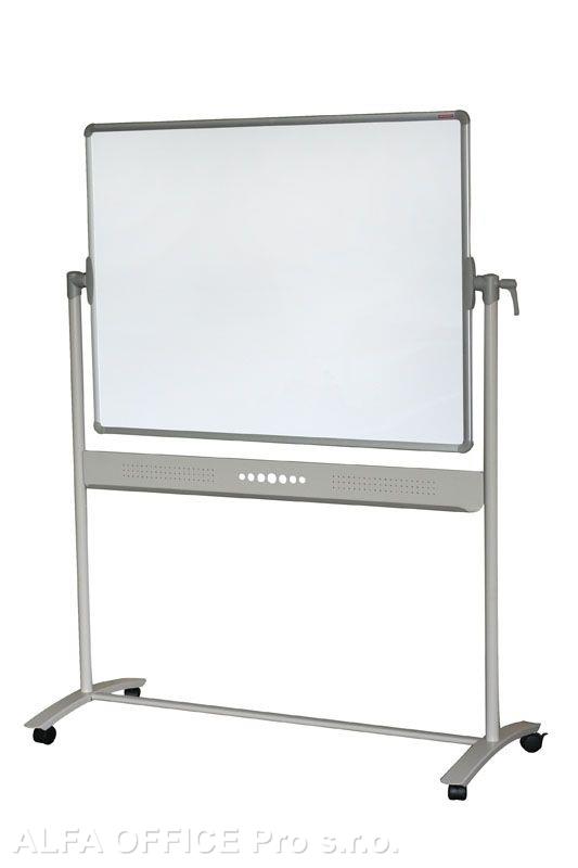 Magnetická otočná tabule na mobilním stojanu - 100 x 150 cm