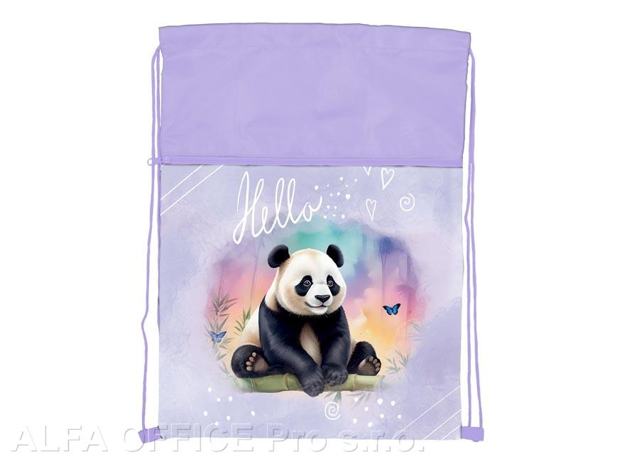 Sáček na přezůvky - panda