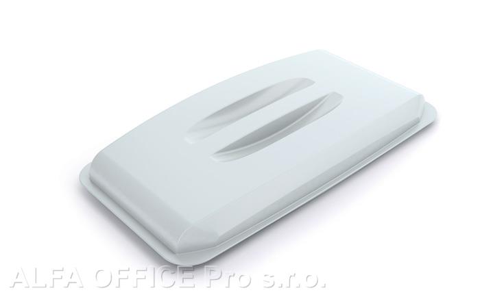 Víko na odpadkový koš Durabin - 60 l / bílá