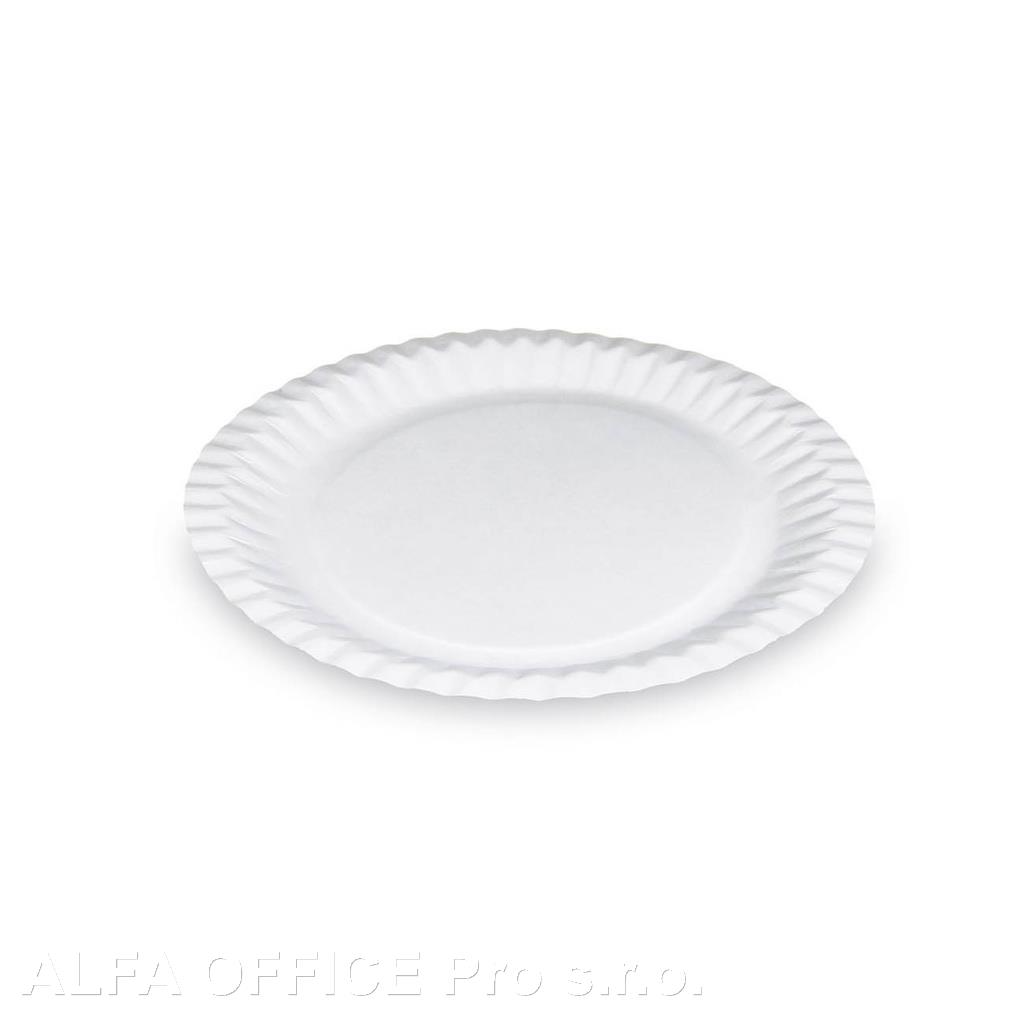 Tácky papírové - kulaté / průměr 230 mm / 100 ks