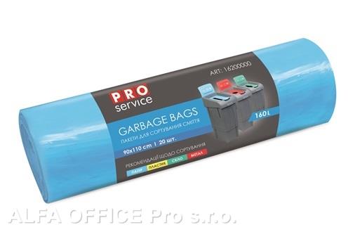 Pytle na odpad Alufix - 90x110cm / 160l / 24my / 20ks / modrá