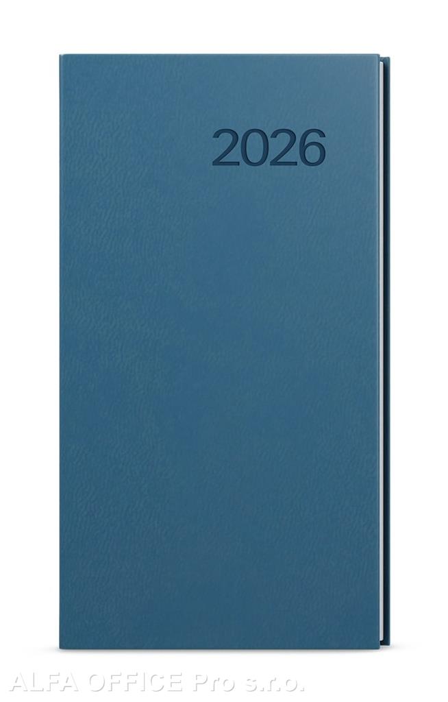 Diář VIVELLA - týdenní kapesní / petrolejová