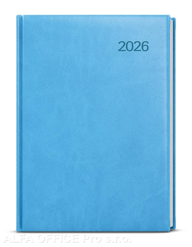 Diář VIVELLA - A5 / denní / světle modrá