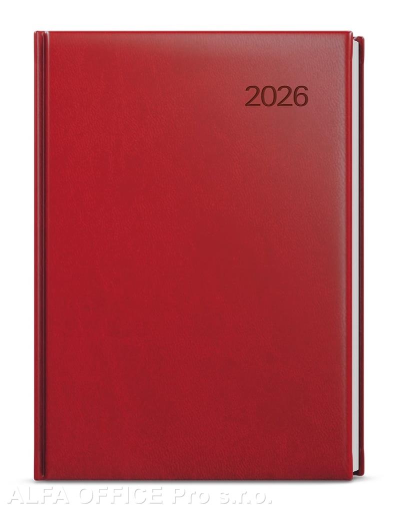 Diář VIVELLA - A5 / týdenní / bordó