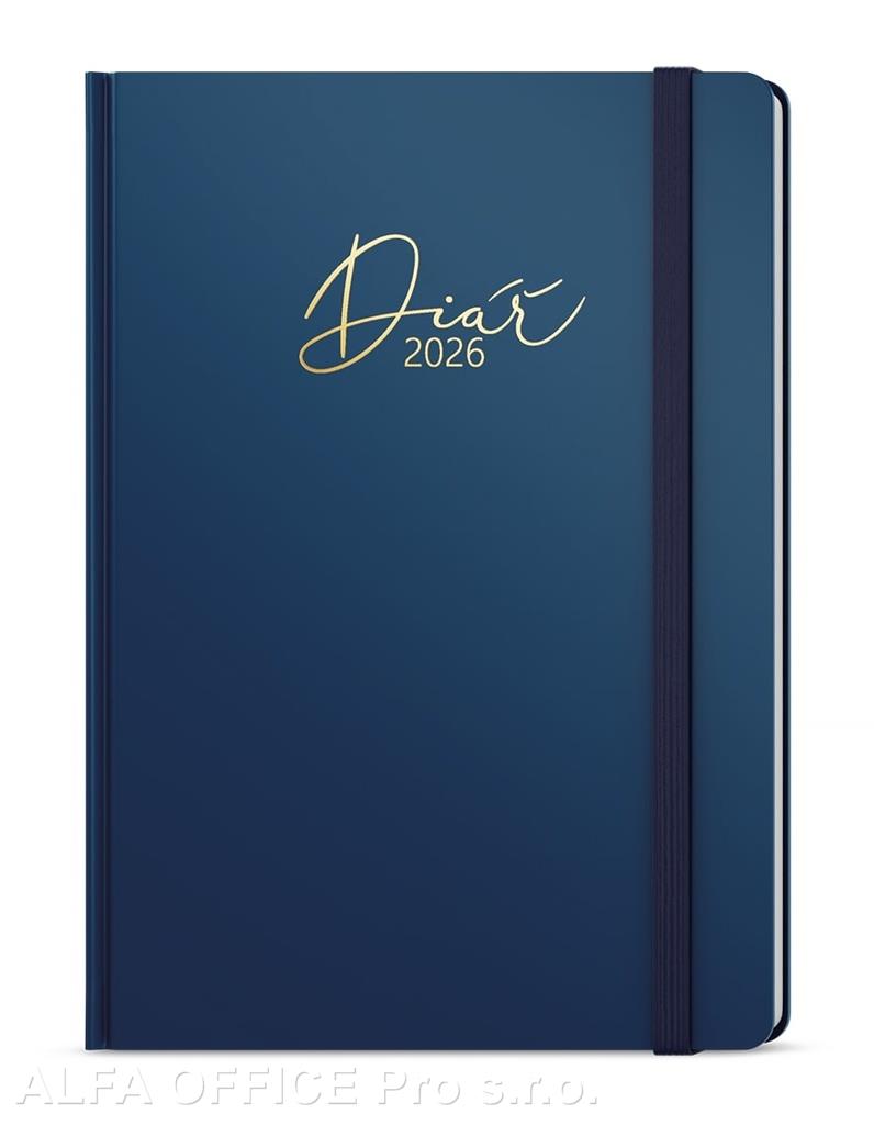 Diář LUXI - A5 / denní / modrá