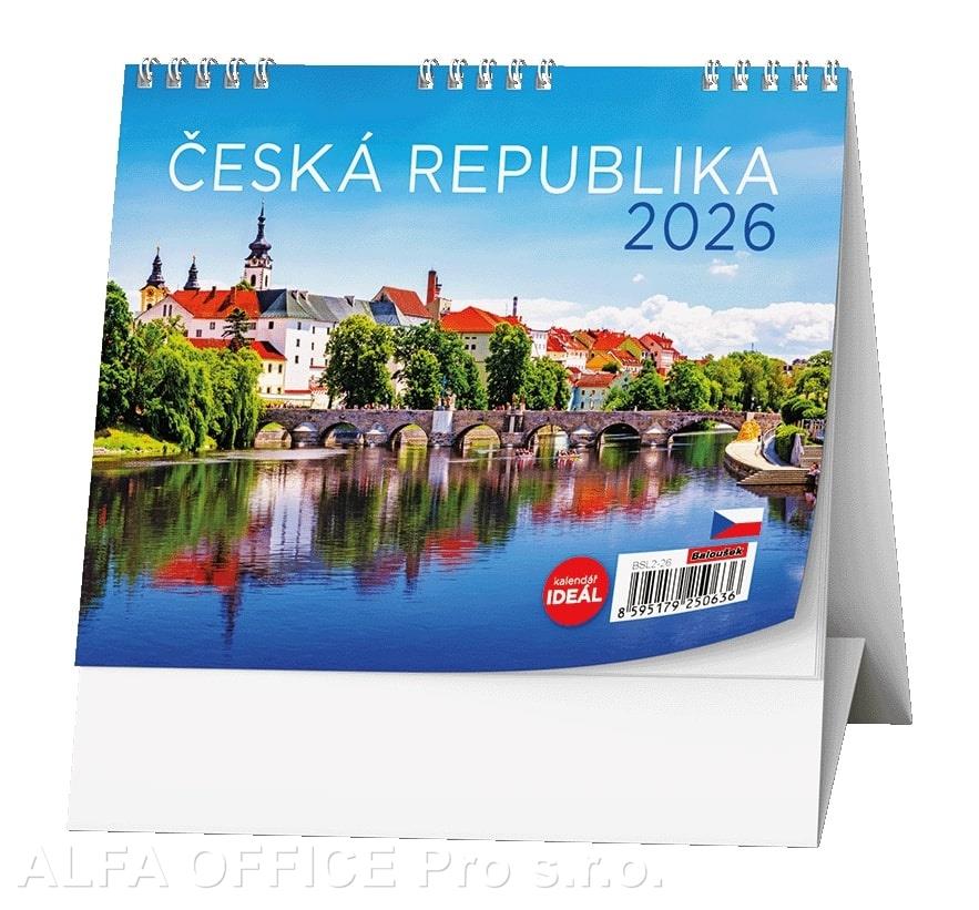 Kalendář stolní MINI - Česká republika / BSL2