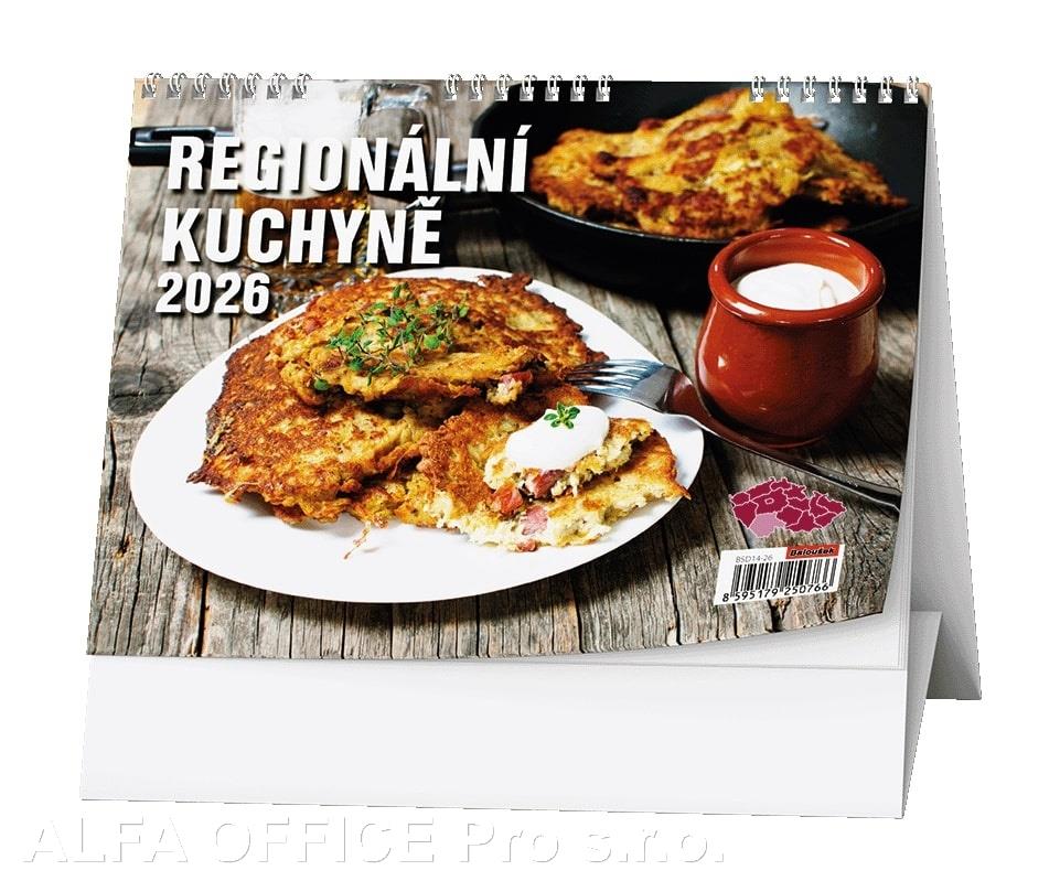 Kalendář stolní obrázkový - Regionální kuchyně / BSD14