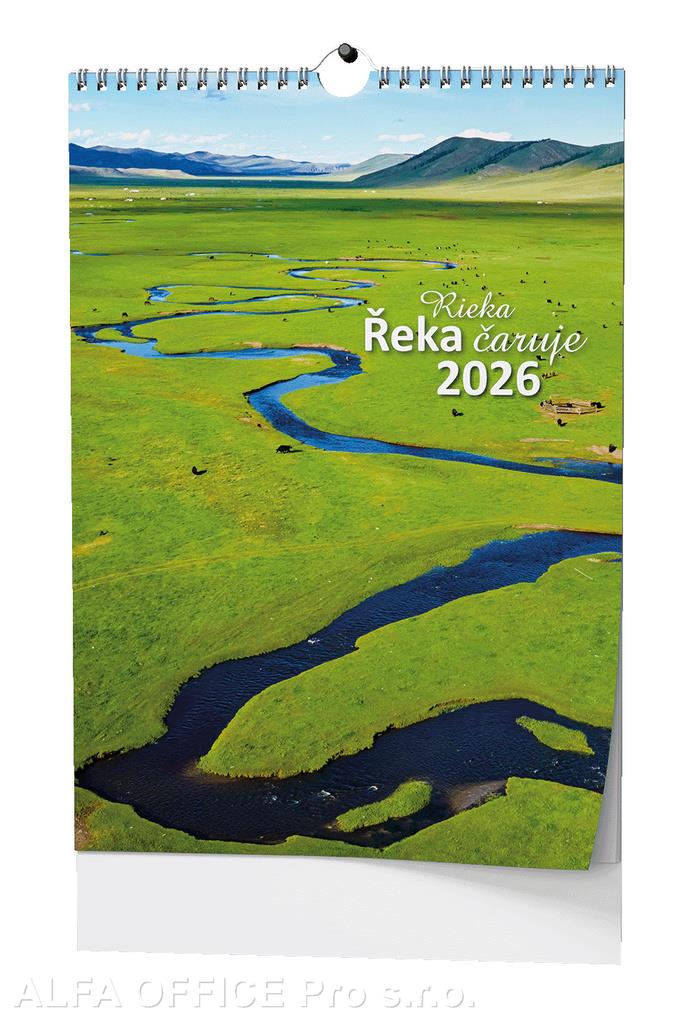 Kalendář nástěnný - Řeka čaruje / BNK6