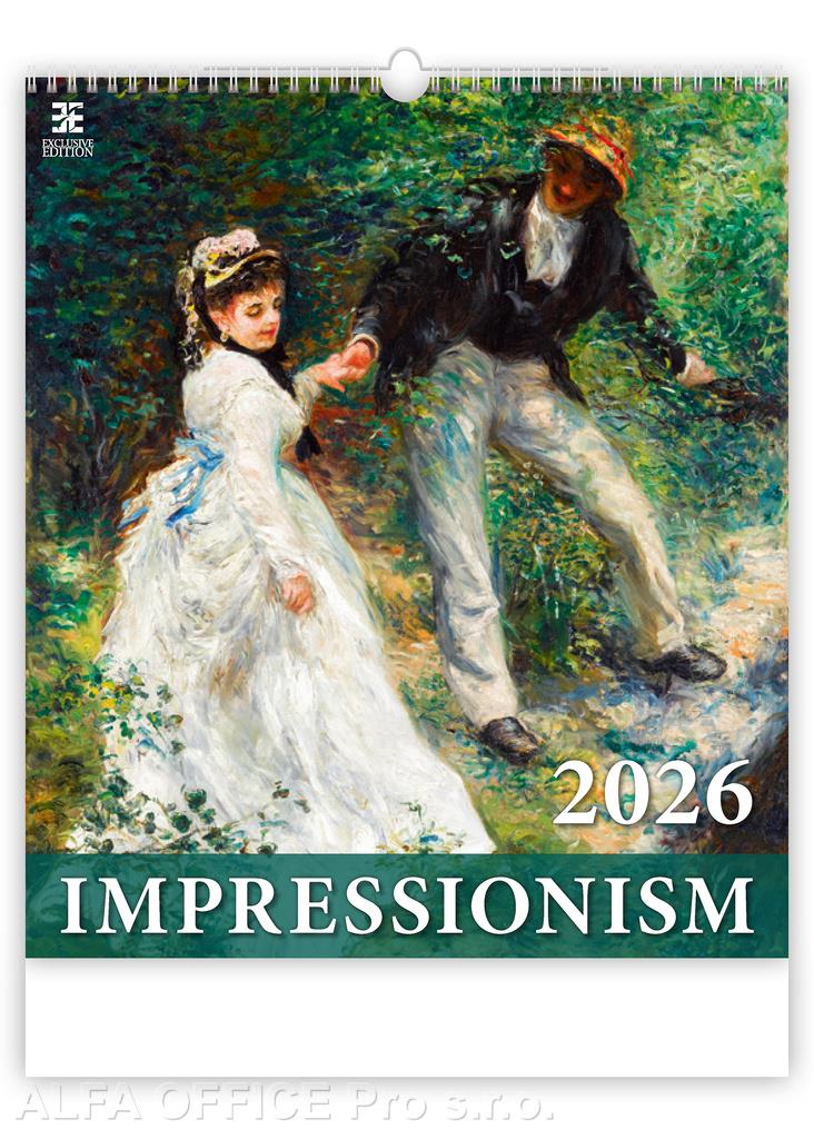Kalendář nástěnný Exclusive Edition - Impressionism / N255