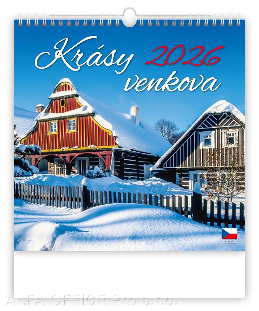Kalendář nástěnný - Krásy venkova / N174