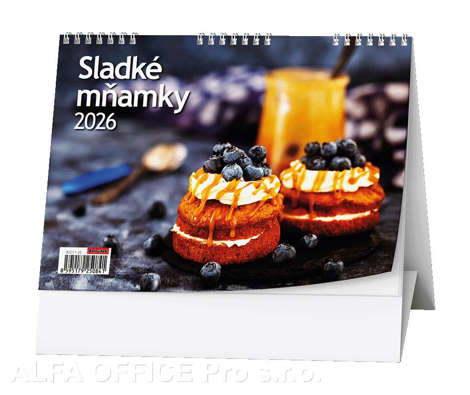 Kalendář stolní obrázkový - Sladké mňamky / BSD11