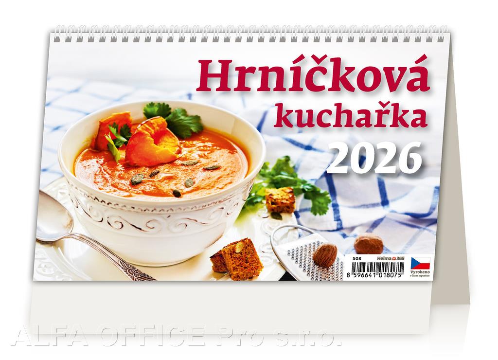 Kalendář stolní HRNÍČKOVÁ KUCHAŘKA - Hrníčková kuchařka / S08