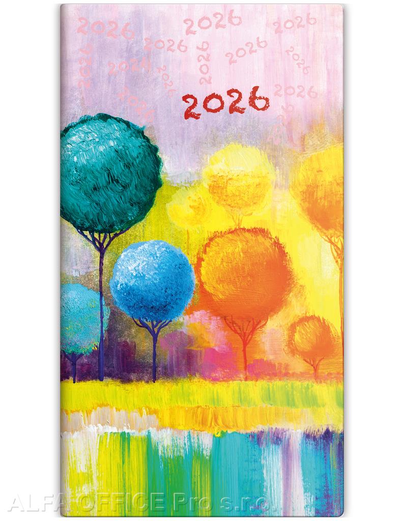 Diář kapesní LAMINO - čtrnáctidenní / design 7