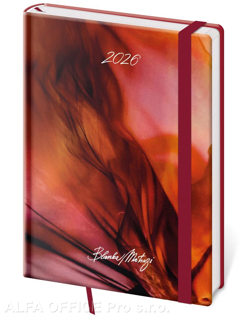 Diář VARIO Matragi - A5 / denní / red