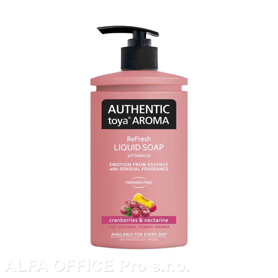 Tekuté mýdlo AUTHENTIC Brusinky a nektarinky / 400 ml