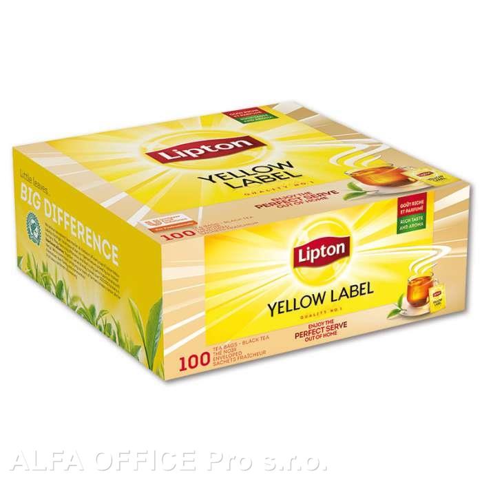 Čaj Lipton Yellow Label - 100 sáčků