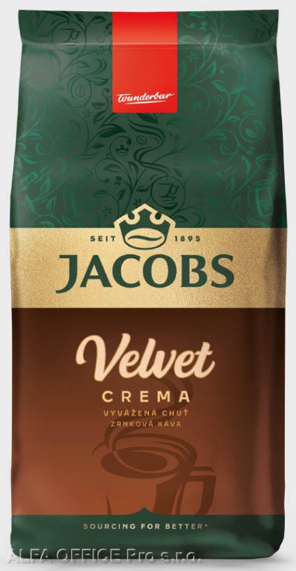 Zrnková káva Jacobs Velvet Cream / 1 kg