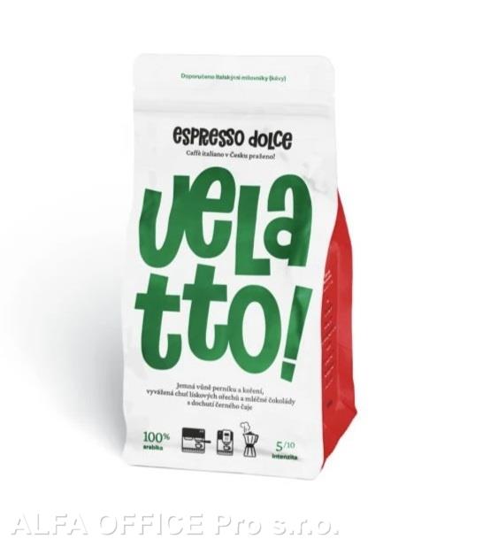 Zrnková káva Velatto Espresso Dolce / 1kg