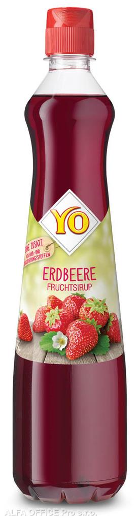 Sirup YO - jahoda 700 ml