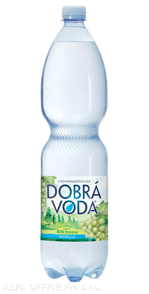 Dobrá voda s příchutí - bílé hrozny / neperlivá / 1,5 l