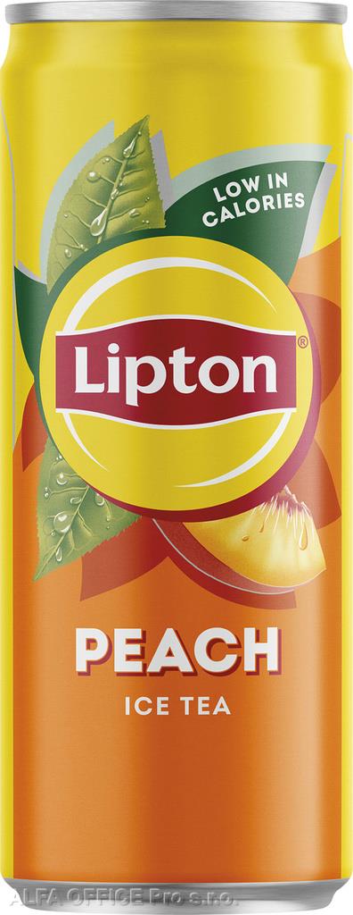 Ledový čaj Lipton Ice Tea Peach 0,33 l / plech