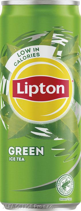 Ledový čaj Lipton Ice Tea Green 0,33 l / plech