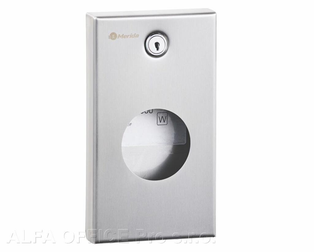 Zásobník na hygienické sáčky Merida STELLA - nerez mat