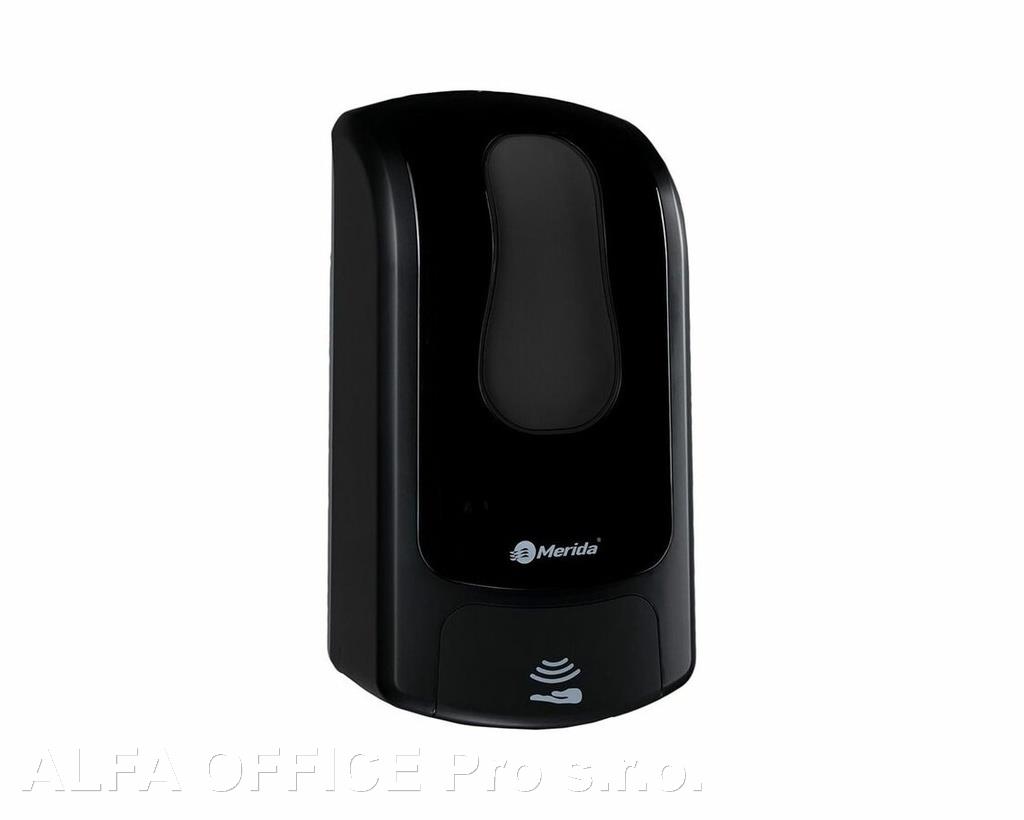 Dávkovač tekutého mýdla AUTOMATIC Merida ONE - černý  / na dolévání