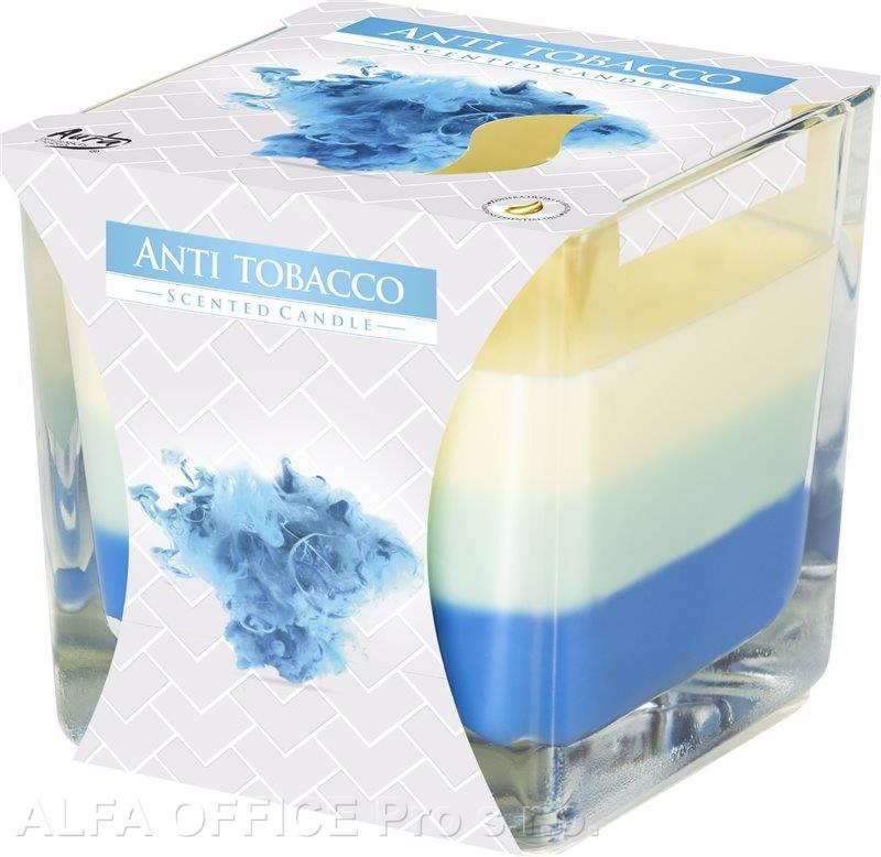 Vonná svíčka tříbarevná - Antitabák