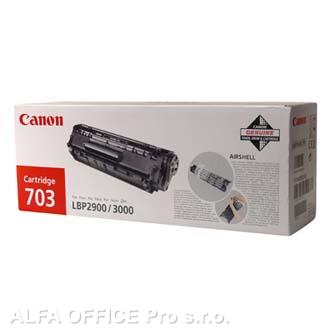 Canon originální toner CRG703, black, 2500str., 7616A005, Canon LBP-2900, 3000