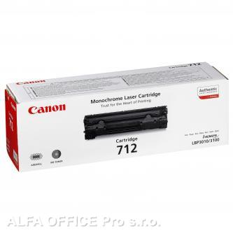 Canon originální toner CRG712, black, 1500str., 1870B002, Canon LBP-3100